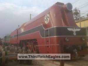Reichsbahn Eagle on train